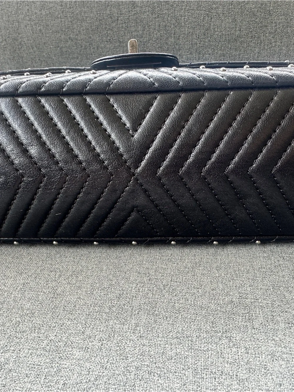 CHANEL Stud Wars Chevron 226 Reissue Double Flap Bag